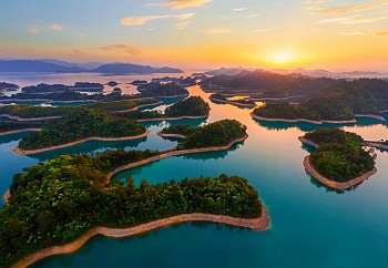 Hồ Vạn Đảo Trung Quốc: Mê hoặc từ cái nhìn đầu tiên