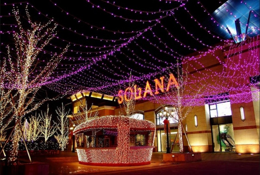 Trung tâm thương mại Solana nổi bật với phong cách châu Âu hiện đại